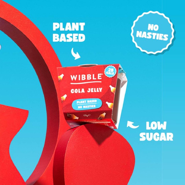 Wibble plant-based cola jelly pot 125g (British brand)