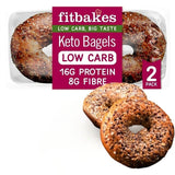 Fitbakes high protein keto bagels pack of 2 - British product