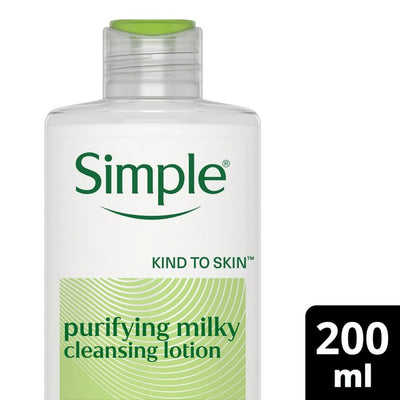 M&S Simple Kind To Skin Purifying Cleansing Lotion for Sensitive Skin 200ml- Buy online at McGrocer