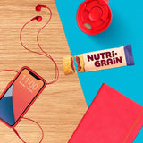 Kellogg's Nutrigrain blueberry cereal bars, UK version