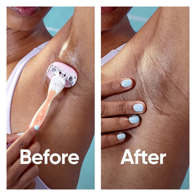 Gillette Venus razor blade refills Spa Breeze 4-pack, UK version