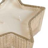 M&S Frankincense and Myrrh Star Candle Chrome, imported from the UK