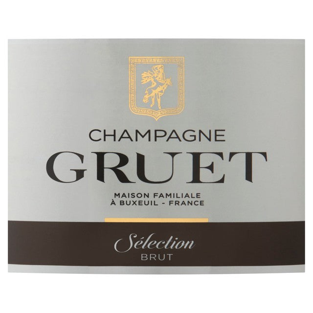 GRUET Selection Brut Champagne 75cl - British product