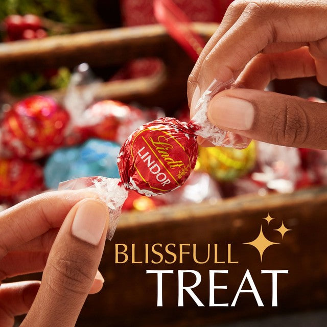 Lindt Lindor milk and white assorted chocolate truffles box (British brand)