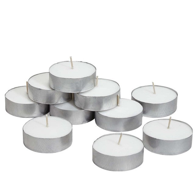 M&S unscented maxi tea lights, imported from the UK