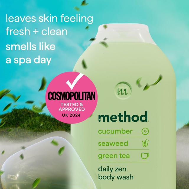 Method Daily Zen Body Wash 532ml, imported from the UK