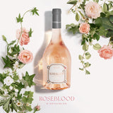 Roseblood Provence rosé wine 75cl, imported from the UK