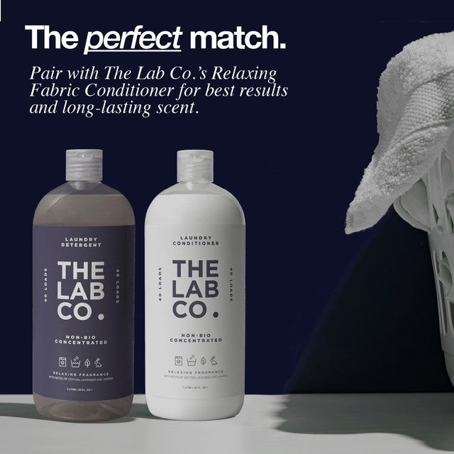 The Lab Co. relaxing non-bio laundry detergent 1L (British brand)