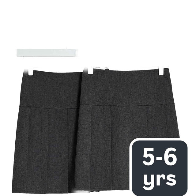 M&S pleated school skirt grey 5-6 years, imported from the UK