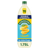 Robinsons Lemon No Added Sugar Double Concentrate Squash 1.75L, imported from the UK