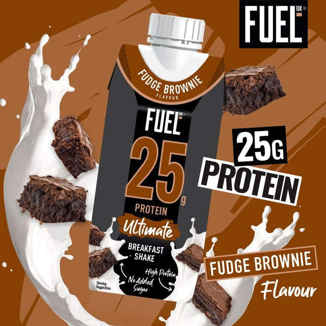 FUEL10K Fudge Brownie breakfast shake 330ml - British product