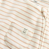 M&S baby sleepsuit in Oatmelon for 0-3 months, imported from the UK