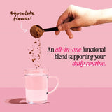 Spacegoods Focus Mushroom Coffee chocolate flavour pouch - British brand