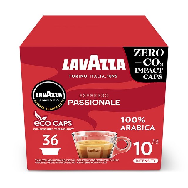 Lavazza Passionale espresso coffee capsules 36 pack, UK version