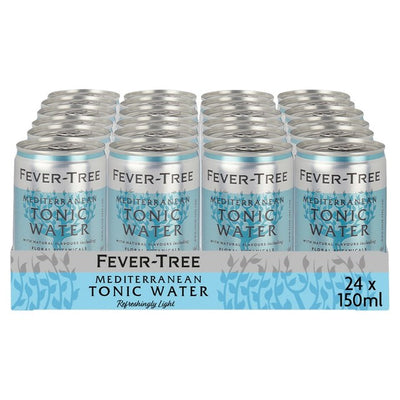 Fever-Tree Refreshingly Light Mediterranean Tonic Water 24 x 150ml