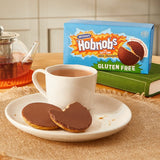 McVitie's Gluten Free Hobnobs Milk Chocolate Biscuits 150g, imported from the UK