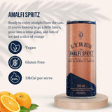 Lyre's Alcohol Free Amalfi Spritz non-alcoholic sparkling drink 4 x 250ml, UK version