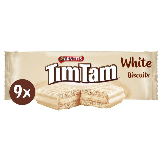 Arnott's Tim Tam White Chocolate biscuits 9 pack, UK version