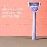 Wilkinson Sword Intuition Quattro Sensitive women's razor with 5 refills (British brand)