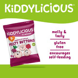 Kiddylicious Melty Buttons Raspberry & Beetroot, UK version