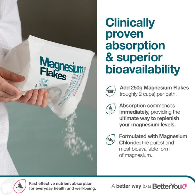 Better You magnesium bath flakes 1kg - British product
