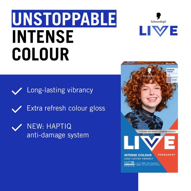 Schwarzkopf Mango Twist permanent hair dye kit - British product