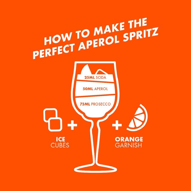 Aperol Aperitivo Italian Spritz 70cl - Producto británico