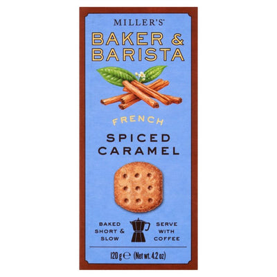M&S Miller's Baker & Barista French Spiced Caramel Biscuits 120g- Buy online at McGrocer