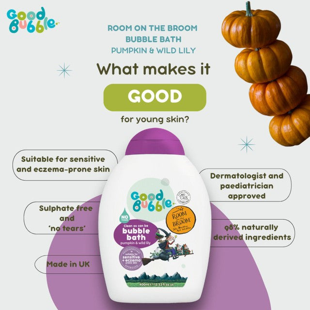 Good Bubble Pumpkin and Wild Lily Bubble Bath 400ml, UK version
