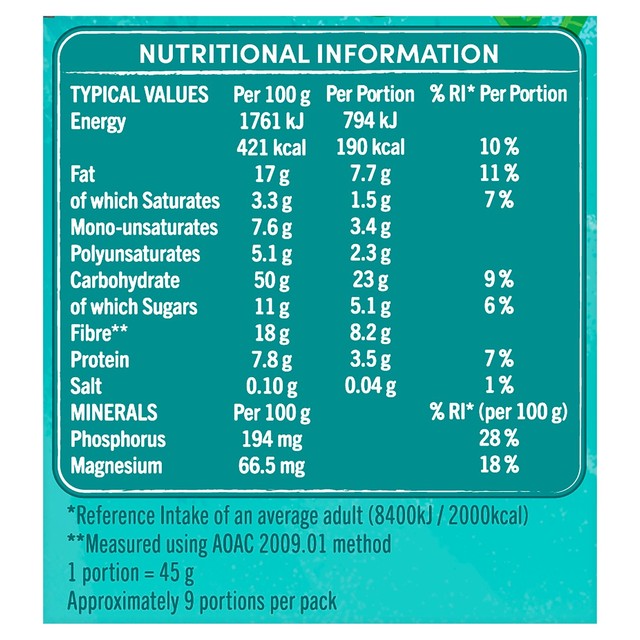 Jordans no added sugar granola apple cinnamon 425g, UK version