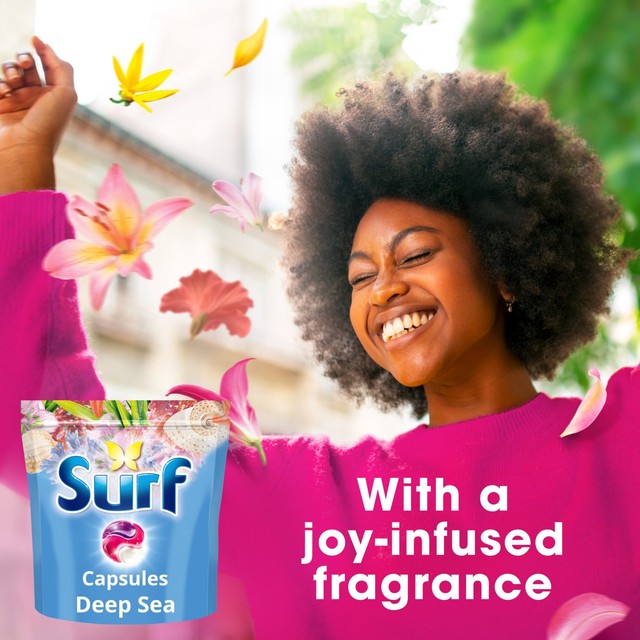 Surf Deep Sea laundry detergent capsules 51 washes (British brand)