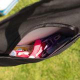 Addis black peg storage bag with hook, 38cm by 28cm - British product