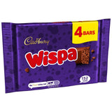 Cadbury Wispa milk chocolate bar 4 x 27.9g multipack - British product