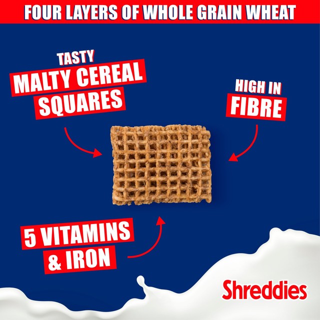 Shreddies Original Malted Cereal 1100g (British brand)