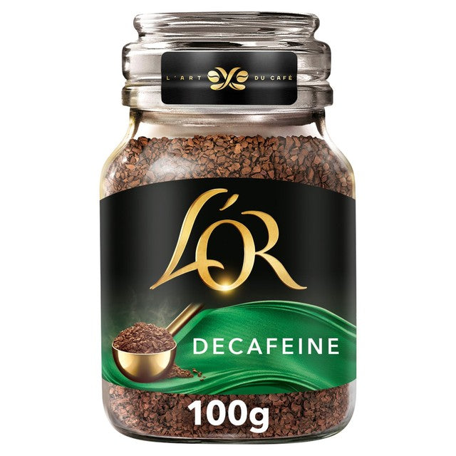 L'OR decaff instant coffee 100g, UK version