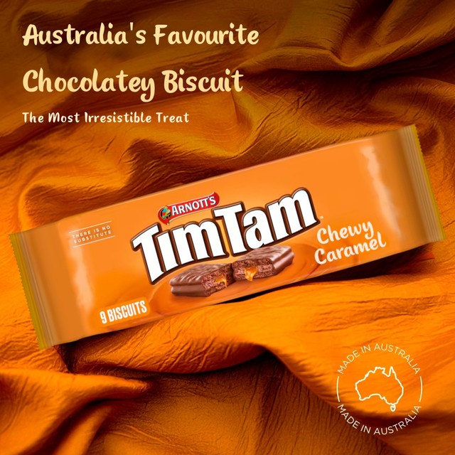 Tim Tam chewy caramel biscuit bars 175g (British brand)