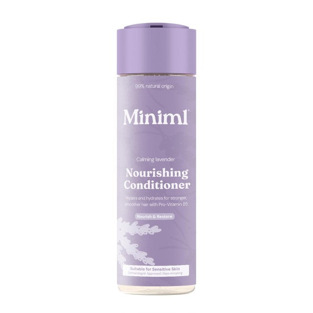 Miniml Calming Lavender conditioner with Pro-Vitamin B5, UK version