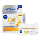 Nivea Q10 Energy Anti-Wrinkle Day Face Cream SPF 15 50ml, imported from the UK