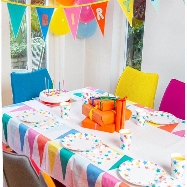 Talking Tables star paper plates 23cm (British brand)