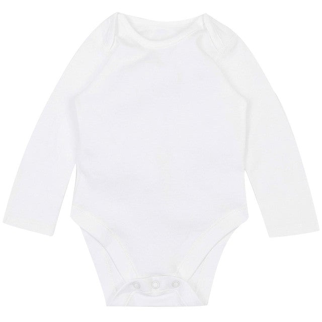 M&S Baby Pure long sleeve bodysuits white imported from the UK