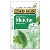 Twinings Super Green Matcha green tea bags 20 tea bags (British brand)