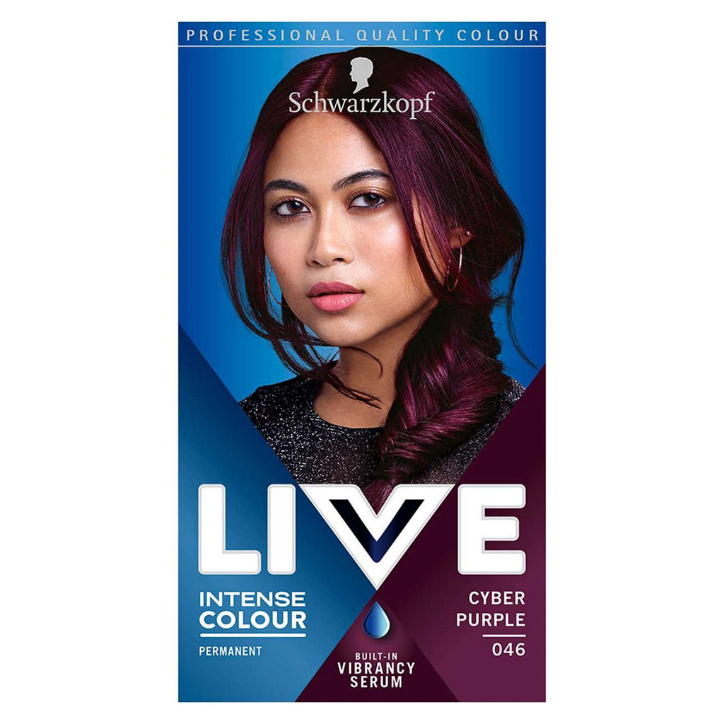 Schwarzkopf LIVE Cyber Purple 046 Permanent Hair Dye