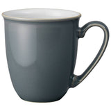 Denby stoneware mugs fossil grey set of 4 each 300ml, UK version