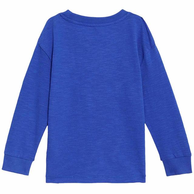 M&S Dino Graphic Top 2-7 Years Blue