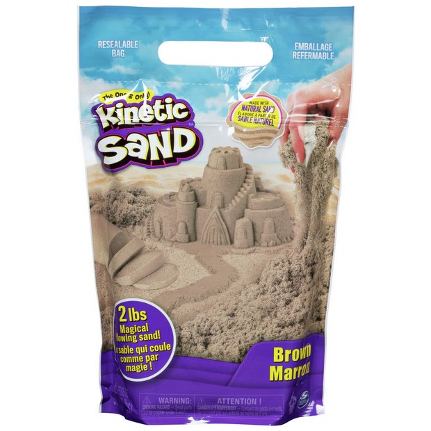 Kinetic Sand brown sensory sand 907g - British product