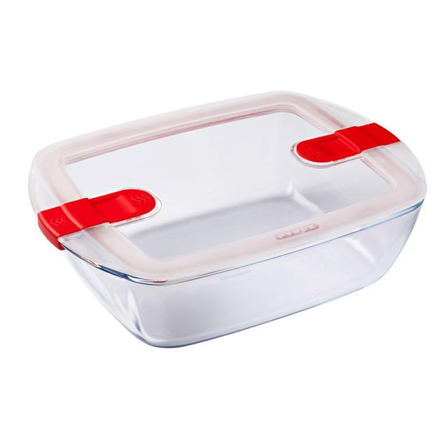 Pyrex Cook&Heat Rect Dish & Lid 2.6l   28 per pack GOODS M&S   