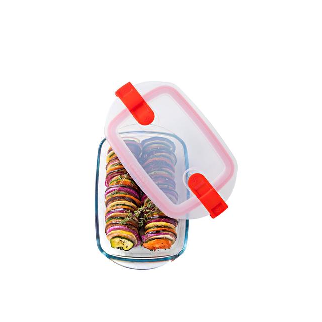 Pyrex Cook&Heat Rect Dish & Lid 2.6l   28 per pack GOODS M&S   