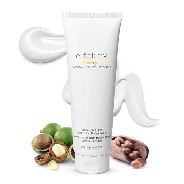 e.fek.tiv Tamanu and Argan Nourishing Body Cream 250ml - British product