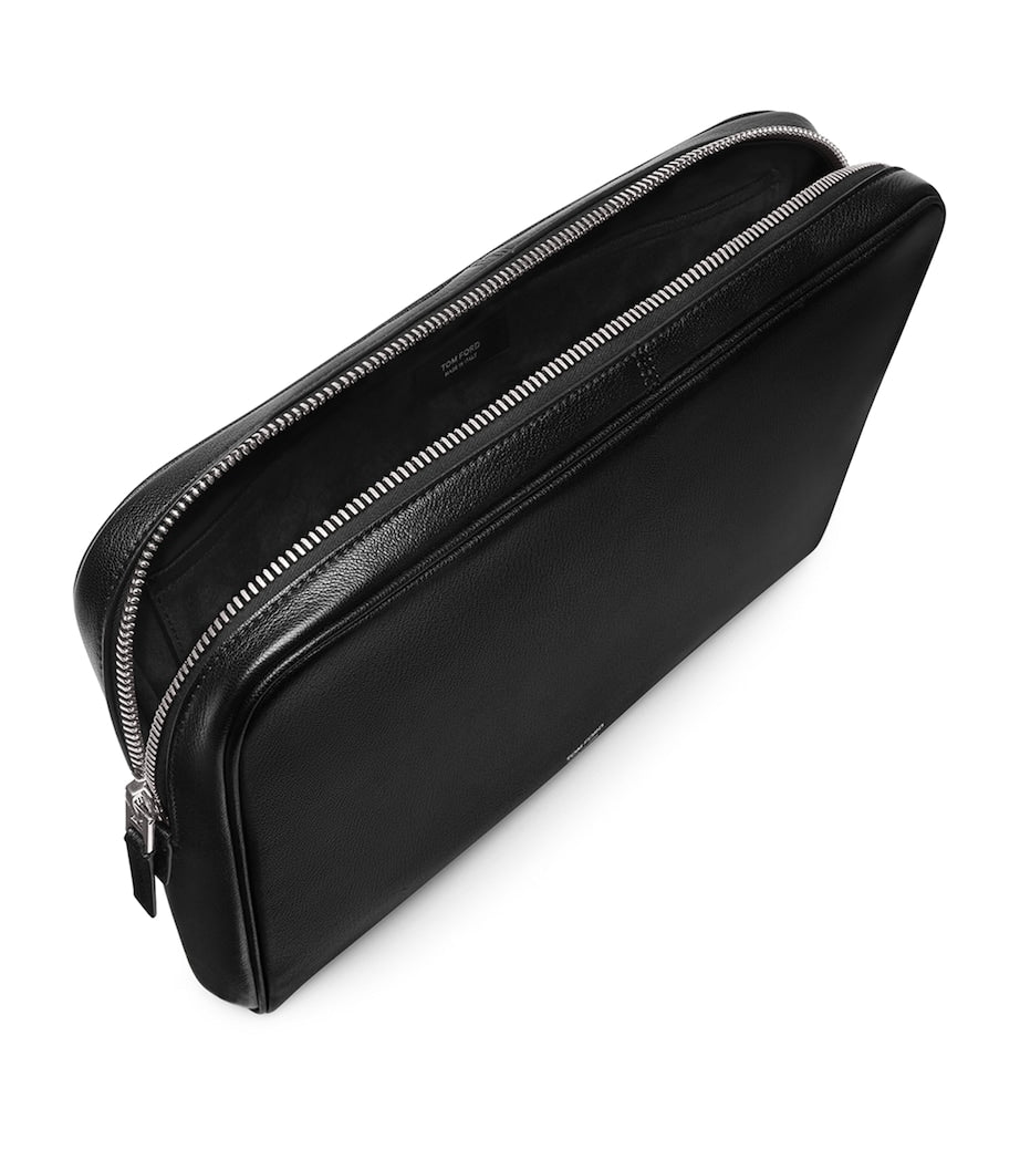 TOM FORD leather portfolio pouch 25x34cm, UK version