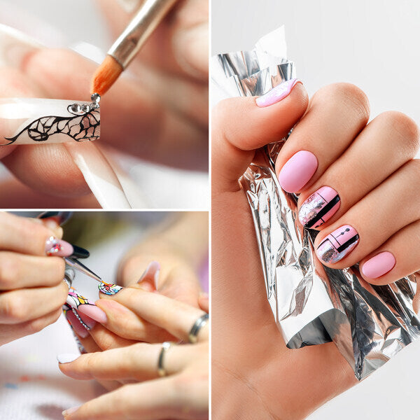 Rio Nail Art Starter Kit with tools and decorations, imported from the UK